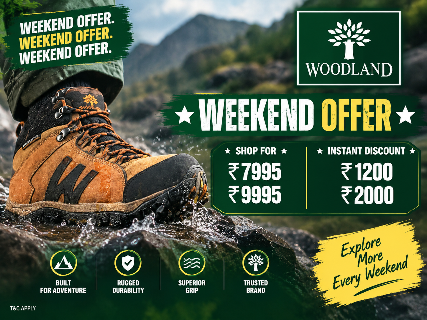 Weekend Offer Instant Discount