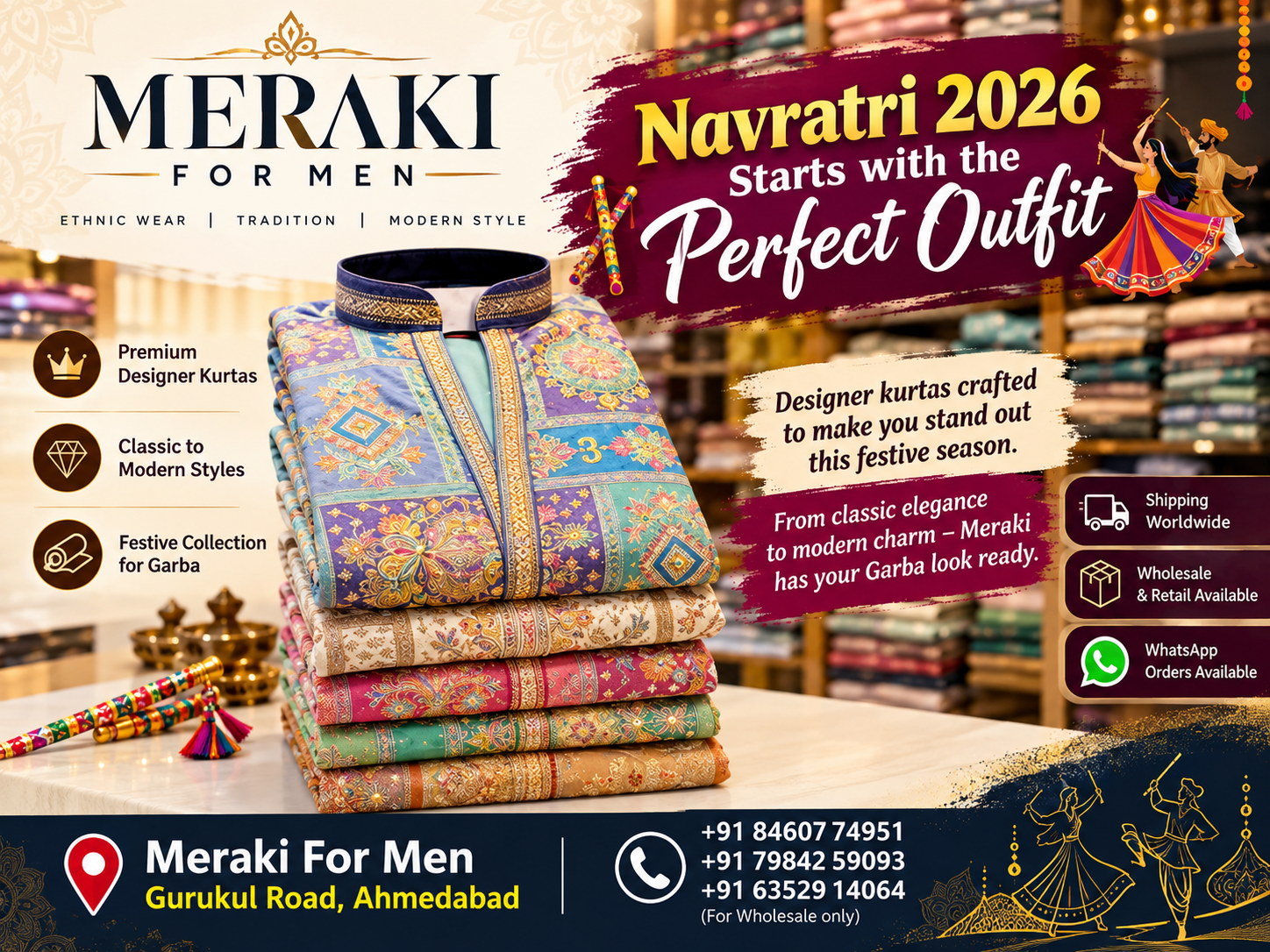 Navratri 2026 Festive Collection Designer Kurtas