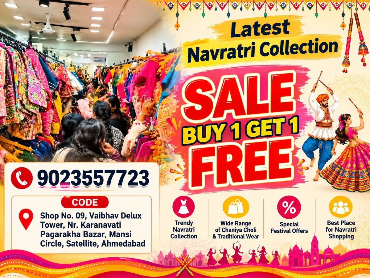 Latest Navratri Collection Buy 1 Get 1 Free Sale