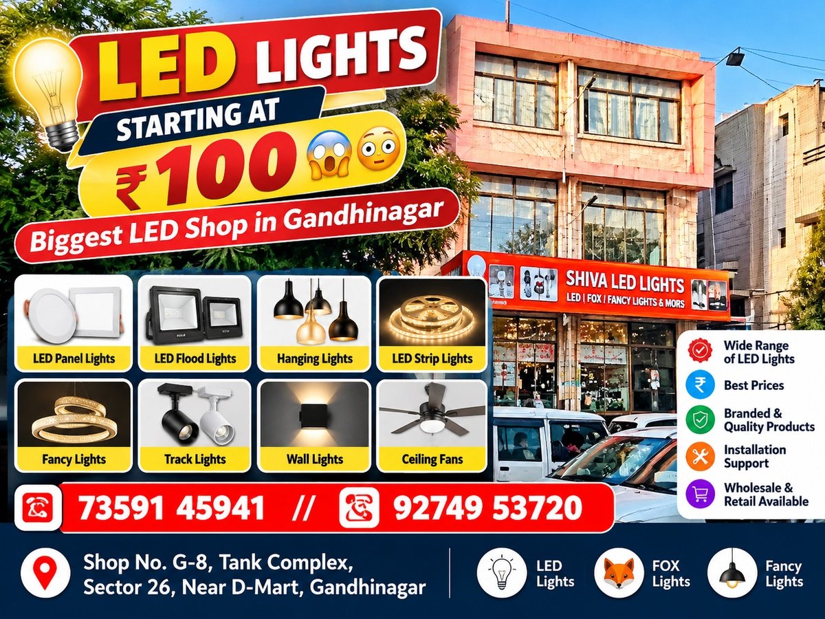 LED Lights Starting at ₹100