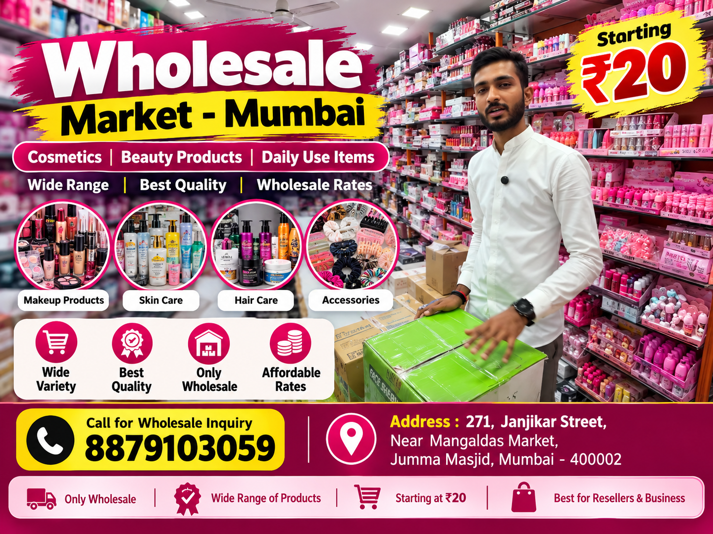 Cosmetics & Beauty Products Starting at ₹20