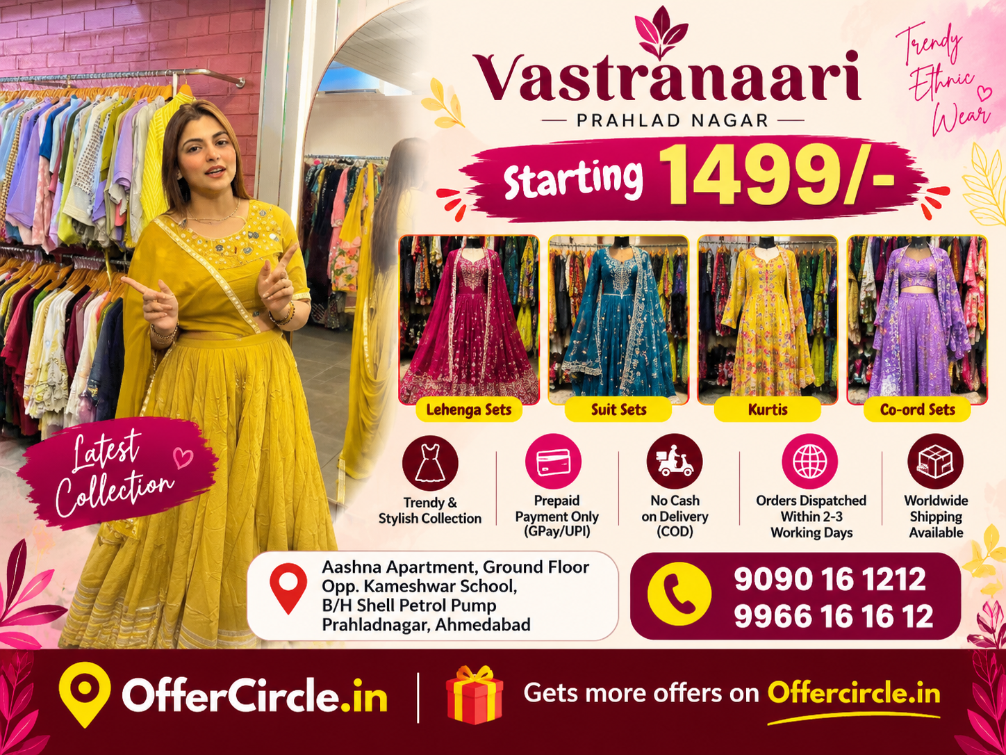 Trendy Ethnic Wear Starting at ₹1499/-