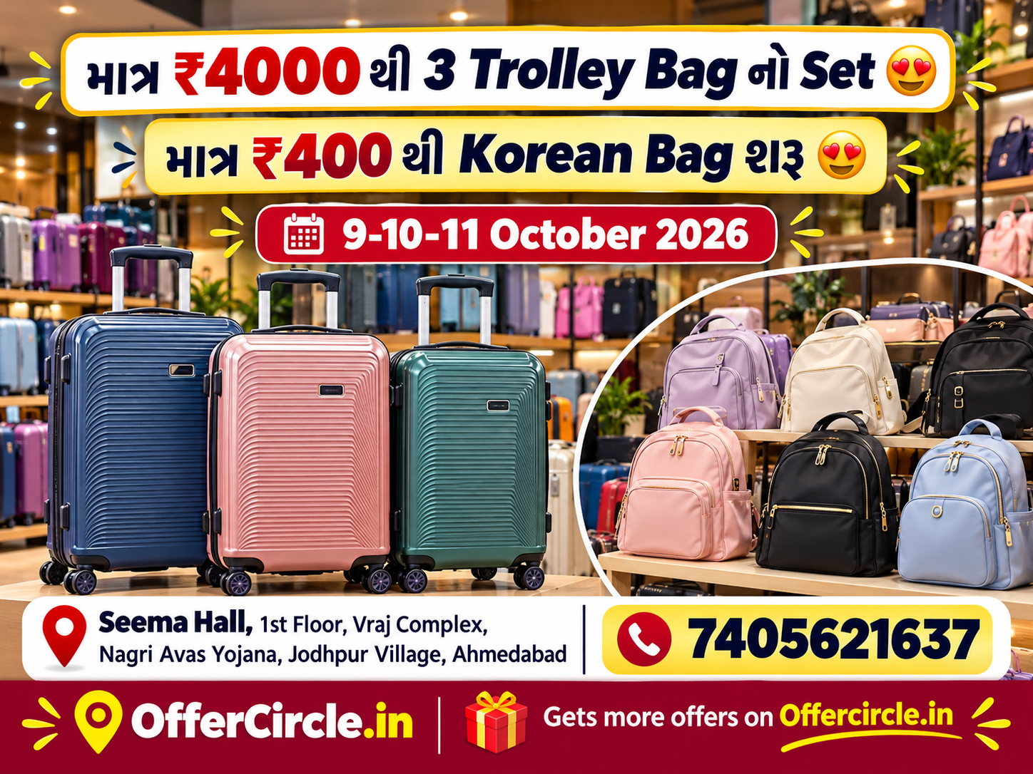 Trolley Bag and Korean Bag Sale